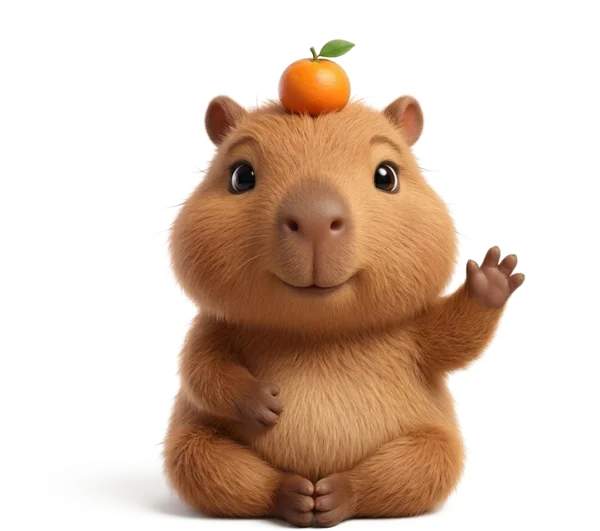 Capivaura, the calm capybara